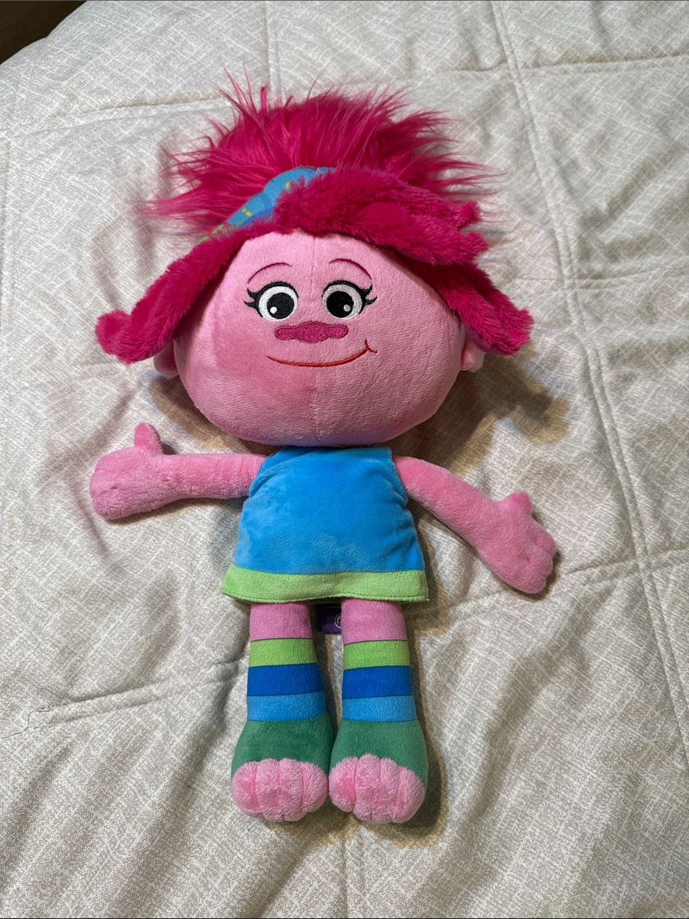 DreamWorks Poppy Plush Doll - Pink, Blue, Green